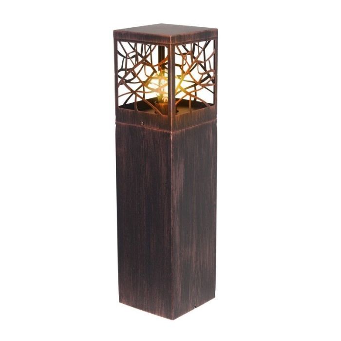 Landelijke buitenlamp roestkleurig, Teske, IP44