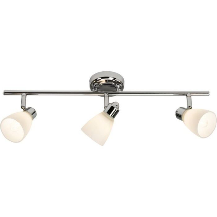 Metalen plafondspot chroom, Josefa, IP44