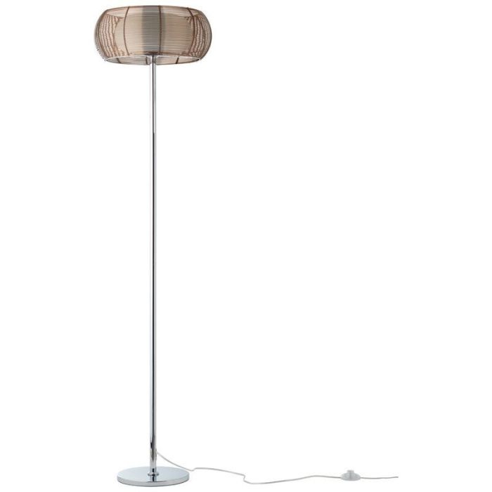 Moderne vloerlamp brons, Amela, met schakelaar
