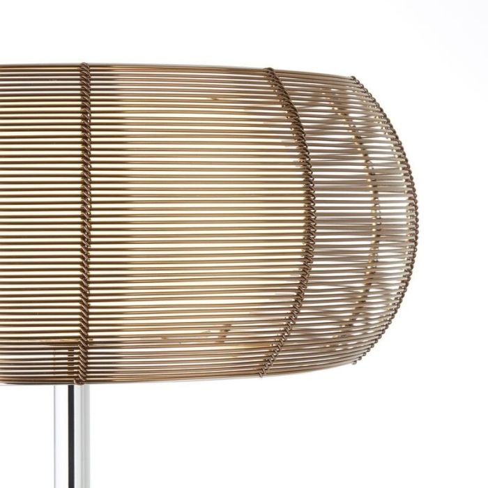 Moderne vloerlamp brons, Amela, met schakelaar