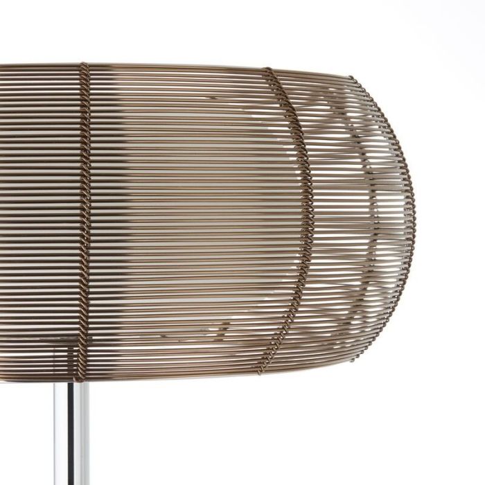 Moderne vloerlamp brons, Amela, met schakelaar