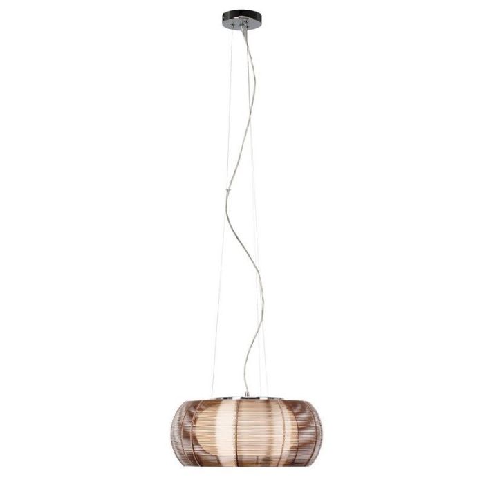 Moderne hanglamp brons, Amela