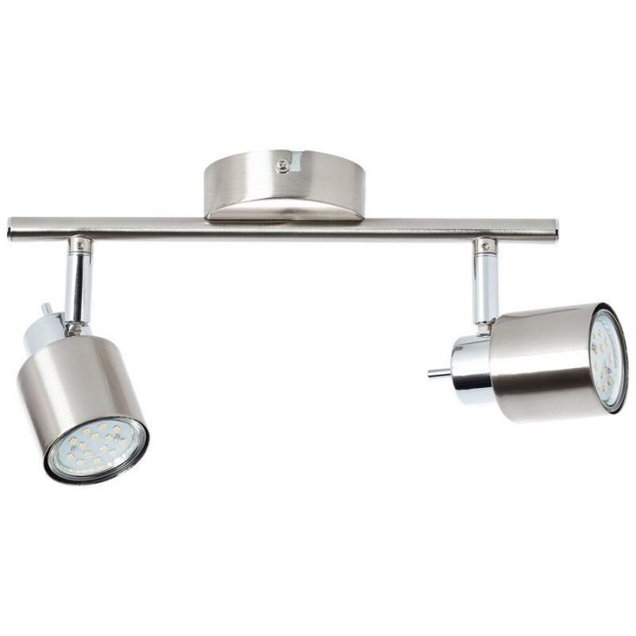 Moderne plafondlamp Fenne, Nikkel, Chroom