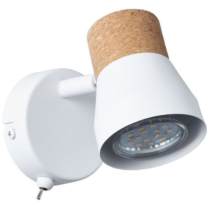 Moderne wandlamp Charlotte, Mat Wit