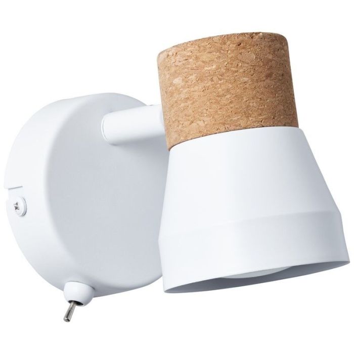 Moderne wandlamp Charlotte, Mat Wit