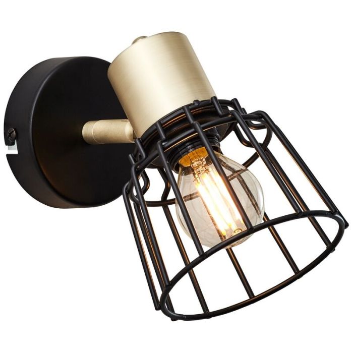 Retro wandspot Luitzen, Metaal