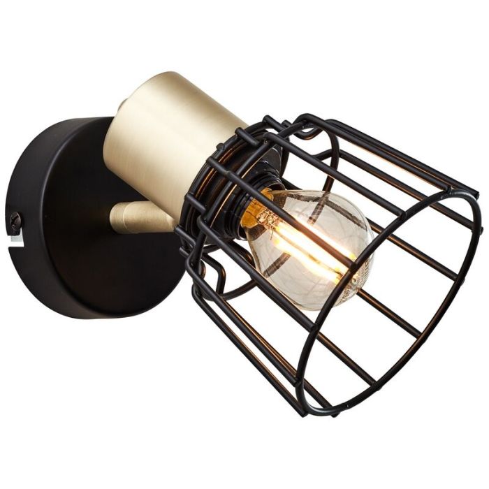Retro wandspot Luitzen, Metaal