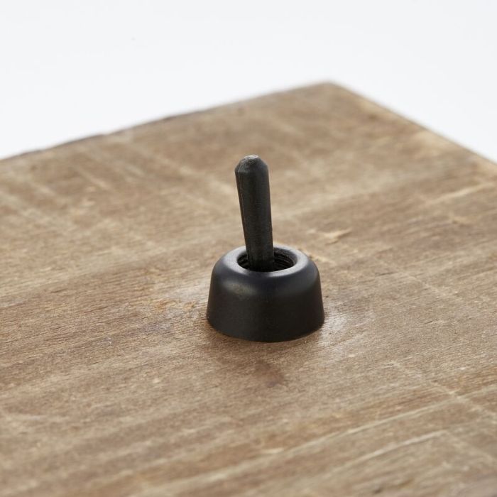 Industriële tafellamp Asli, Metaal, met Aan/uit schakelaar op het snoer