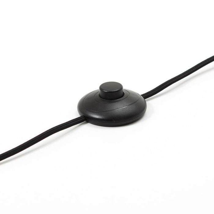 Industriële vloerlamp Brain, bruin, met schakelaar