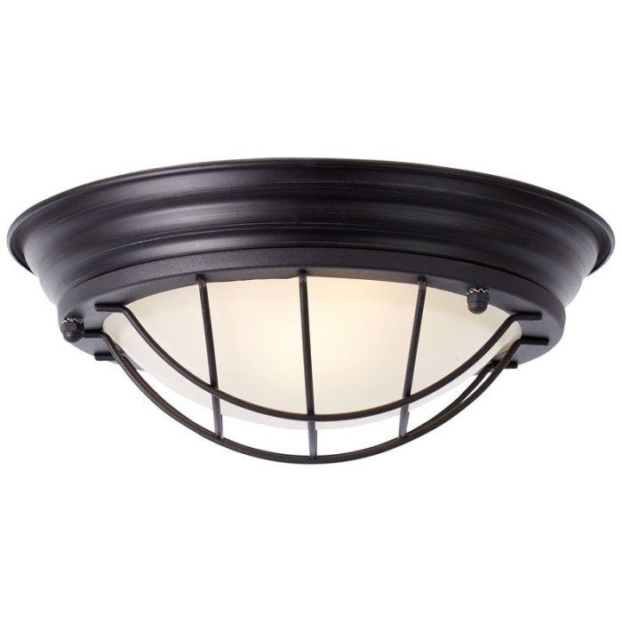 Industriële wandlamp zwart, Aoife