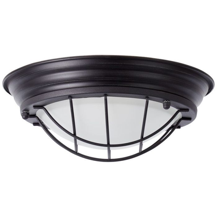 Industriële wandlamp zwart, Aoife