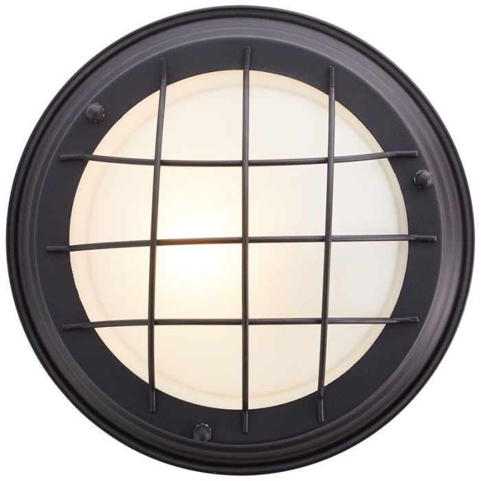 Industriële wandlamp zwart, Aoife