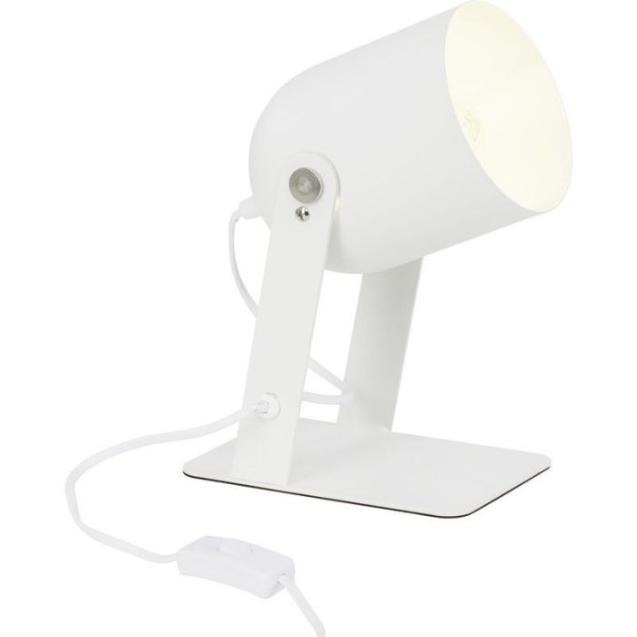 Moderne tafellamp Arlette, Wit