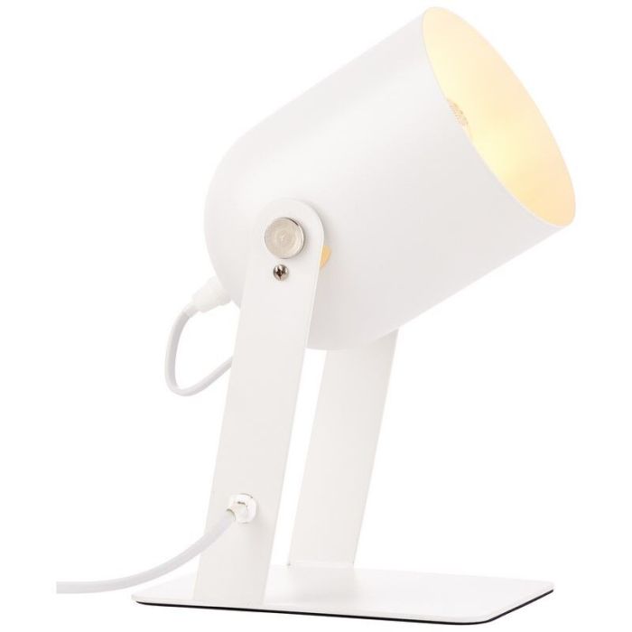 Moderne tafellamp Arlette, Wit