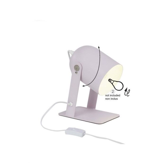 Moderne tafellamp Arlette, Wit