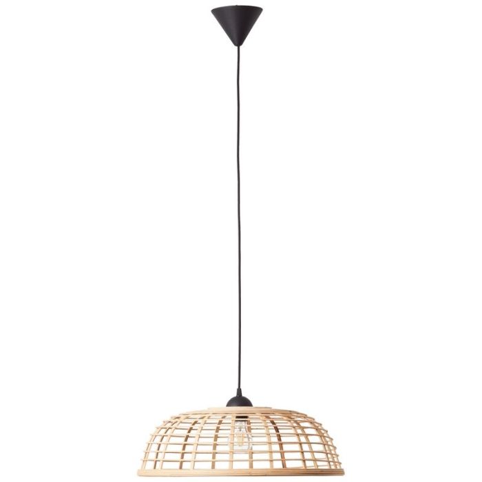 Landelijke hanglamp Deacon, Hout