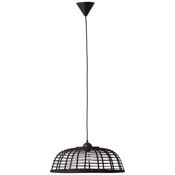 Landelijke hanglamp Deacon, Hout