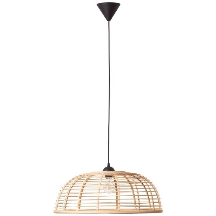 Landelijke hanglamp Deacon, Hout