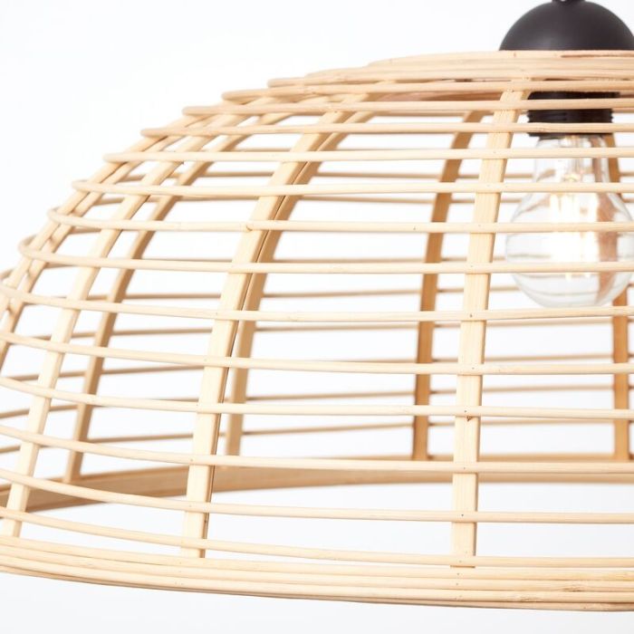 Landelijke hanglamp Deacon, Hout