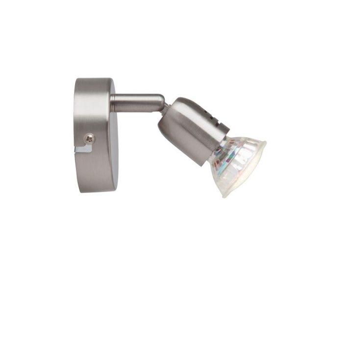Metalen wandlamp chroom, Hayo