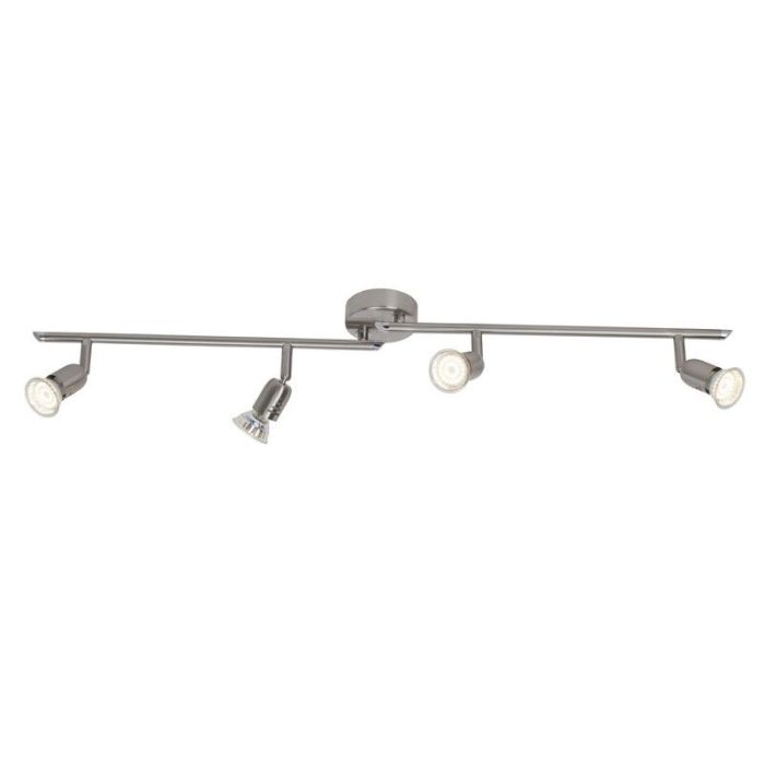 Metalen plafondspot chroom, Hayo, 50W, 3000K LED