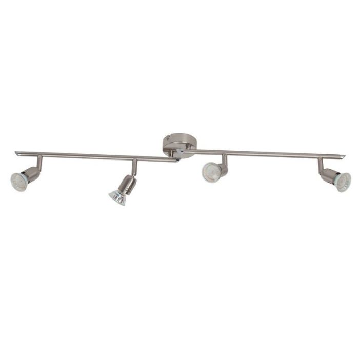 Metalen plafondspot chroom, Hayo, 50W, 3000K LED