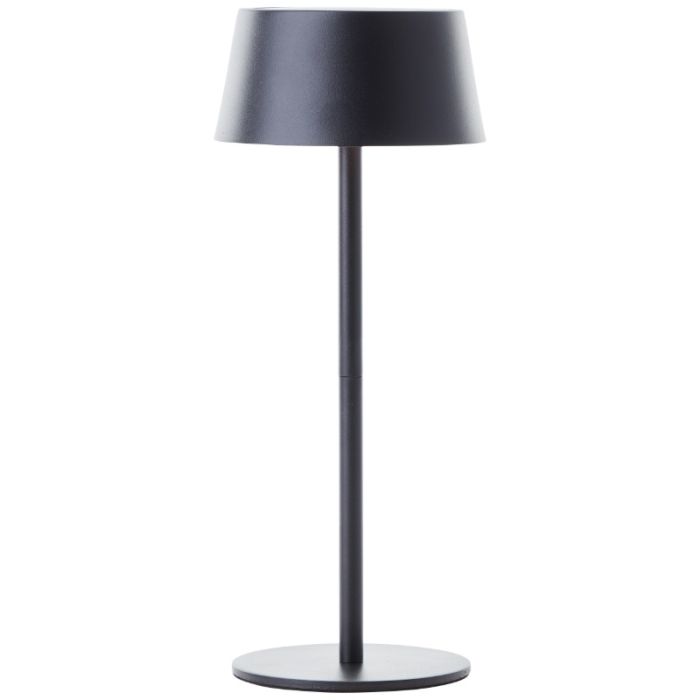 Moderne buiten wandlamp op zonne-energie zwart, Soumaya, 4W, 3000K LED, IP44, 3-staps dimbaar