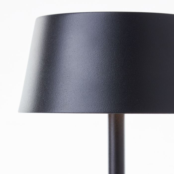 Moderne buiten wandlamp op zonne-energie zwart, Soumaya, 4W, 3000K LED, IP44, 3-staps dimbaar