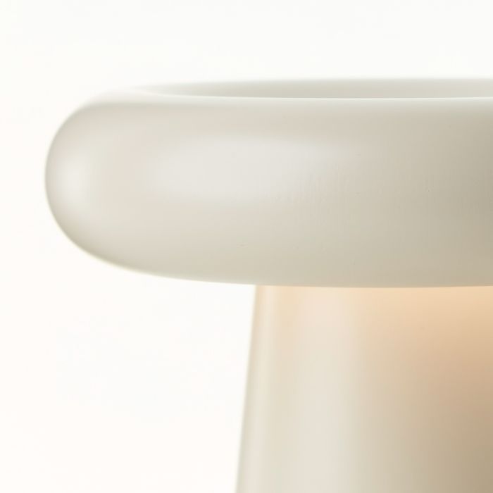 Moderne oplaadbare buiten tafellamp beige, Stig, 3W, 3000K LED, IP44, 3-staps dimbaar