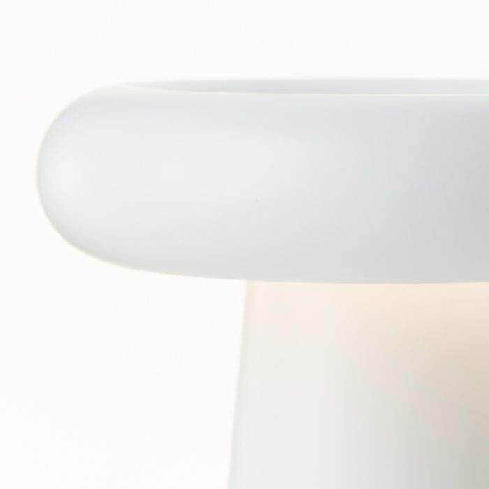 Moderne oplaadbare buiten tafellamp wit, Stig, 3W, 3000K LED, IP44, 3-staps dimbaar