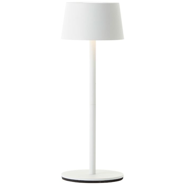 Moderne buiten tafellamp wit, Petter, 2W, 3000K LED, IP44, 3-staps dimbaar