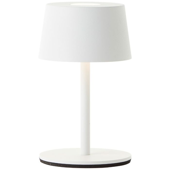 Moderne buiten tafellamp wit, Petter, 2W, 3000K LED, IP44, 3-staps dimbaar