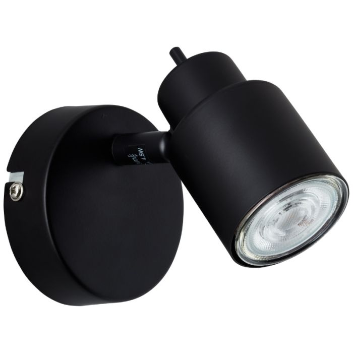 Moderne wandspot zwart, Fenne