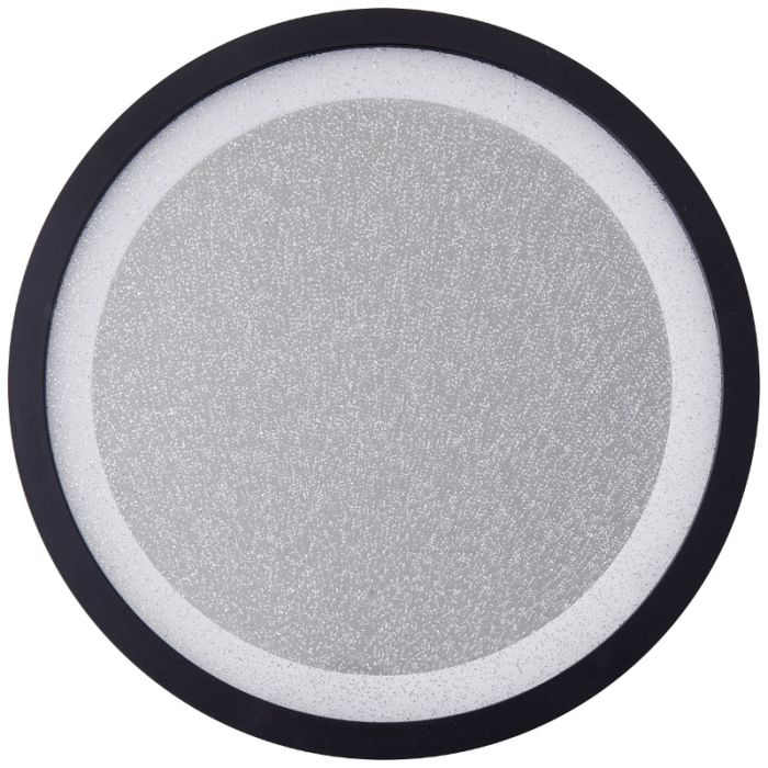 Moderne LED paneel plafondlamp zwart, Yamal, 16W, 3000K LED