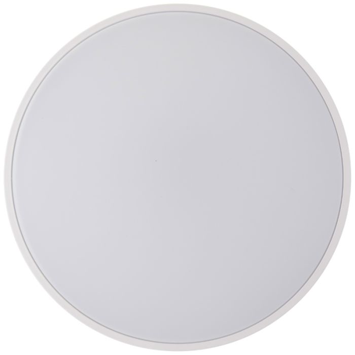 Moderne plafondlamp hout, Marloes, 36W, white switch LED, met afstandsbediening