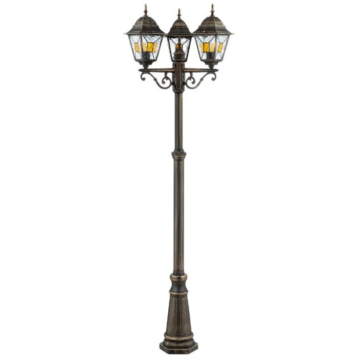 Klassieke buitenlamp roestkleurig, Levinus, IP44