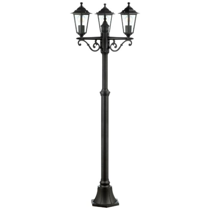 Klassieke buitenlamp zwart, Radha, IP44