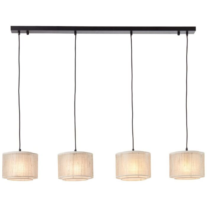 Landelijke hanglamp beige, Gerbert