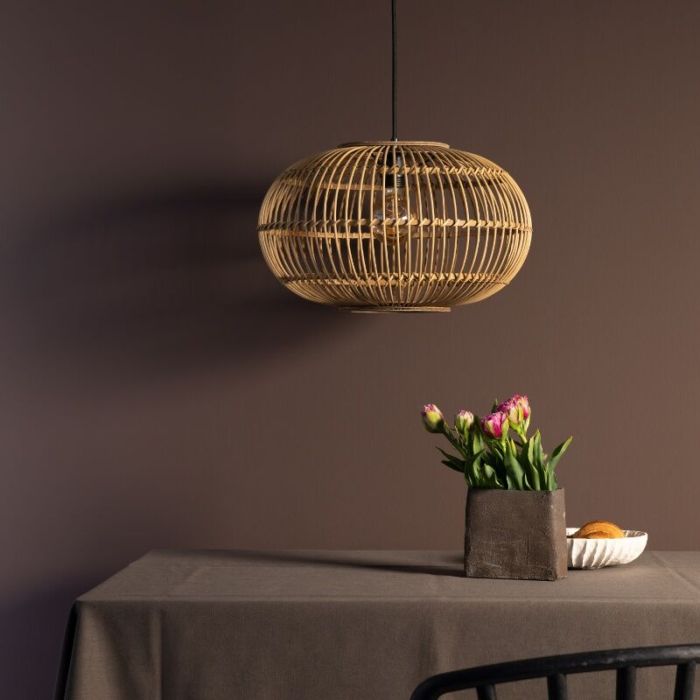 Rotan hanglamp bruin, Sevim