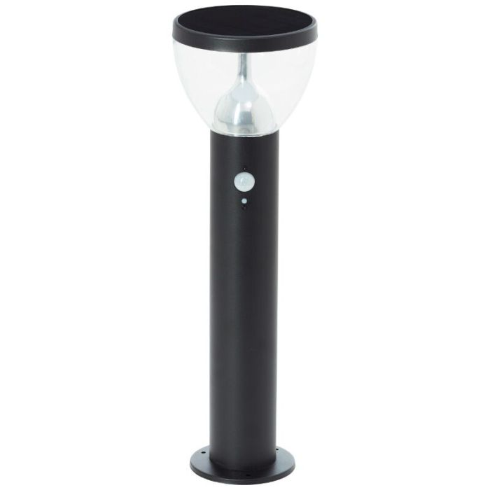 Moderne staande buitenlamp op zonne-energie zwart, Saar, 3W, 3000K LED, IP44