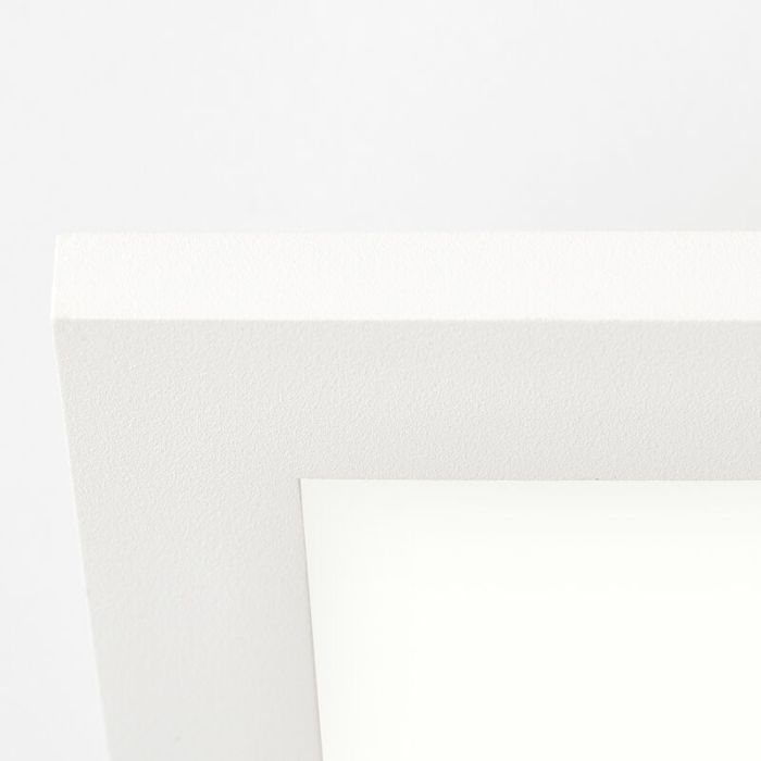 Moderne LED paneel plafondlamp Bojan, metaal, 18W neutraal wit LED