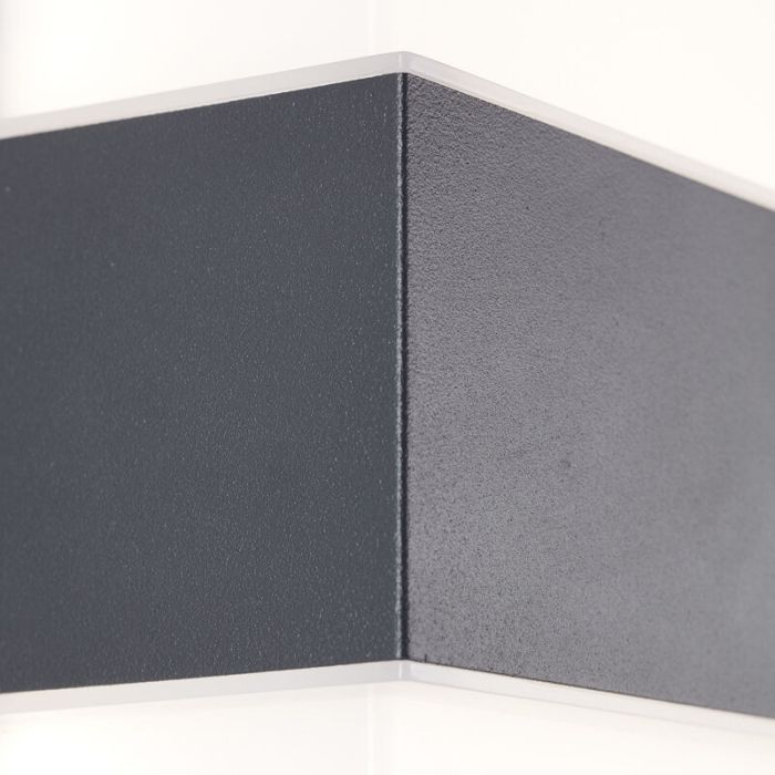 Moderne buitenlamp Birol, Metaal, 7w neutraal wit LED