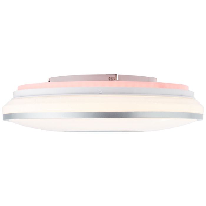 Moderne plafonniere Guled, Kunststof, 24W LED met instelbare lichtkleur en afstandsbediening