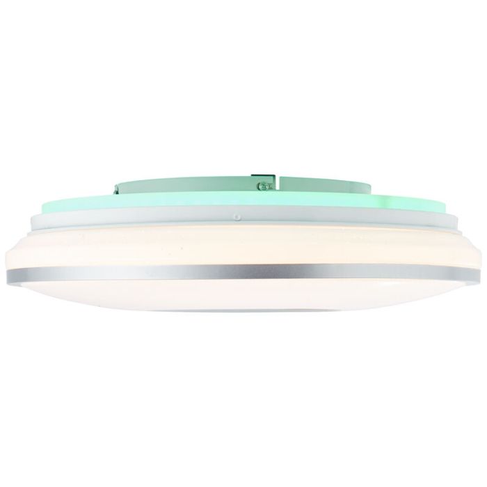 Moderne plafonniere Guled, Kunststof, 24W LED met instelbare lichtkleur en afstandsbediening