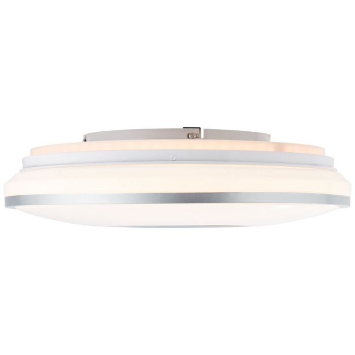 Moderne plafonniere Guled, Kunststof, 24W LED met instelbare lichtkleur en afstandsbediening