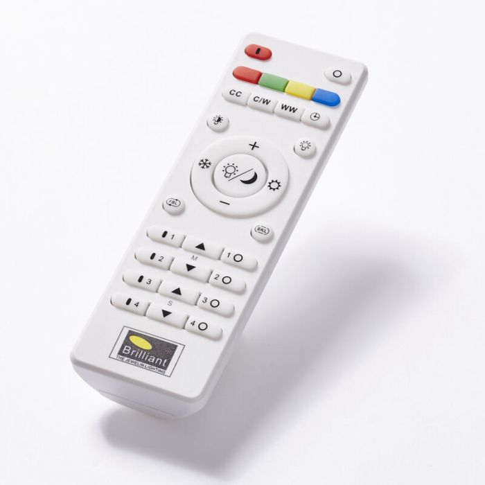 Moderne plafonniere Guled, Kunststof, 24W LED met instelbare lichtkleur en afstandsbediening