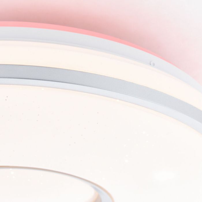 Moderne plafonniere Guled, Kunststof, 24W LED met instelbare lichtkleur en afstandsbediening