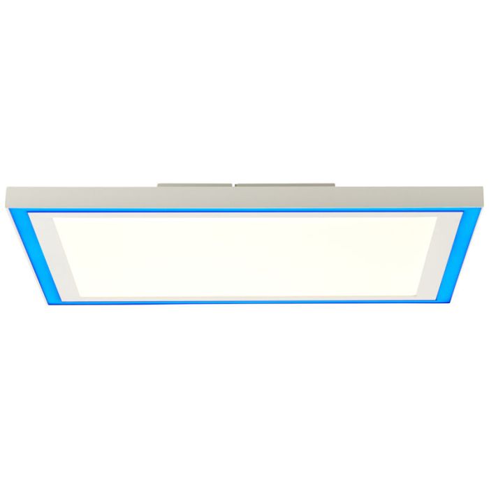 Moderne LED paneel plafondlamp Ricco, metaal, 25W LED met instelbare lichtkleur en afstandsbediening