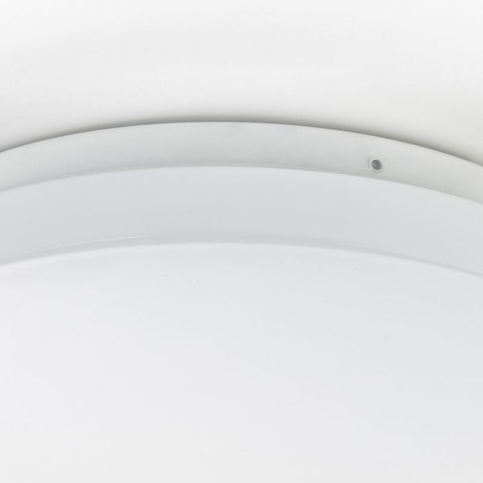 Kunststof plafonnière wit, Julie, 12W, 3000K LED