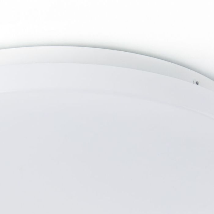 Kunststof plafonnière wit, Julie, 18W, 3000K LED